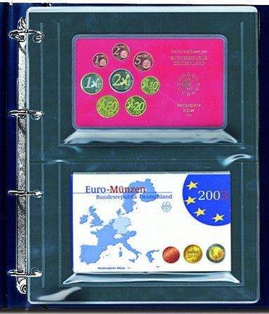 Альбом для банківських наборів монет, монетних блістерів - SAFE Professional A4 480-4802-4805-5413 фото
