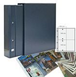 Альбом для открыток - SAFE Professional - синий, с футляром, прозрачные листы 480-4802-4805-5471 фото