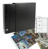 Альбом для открыток - SAFE Professional - чёрный, с футляром, прозрачные листы 480-4802-4805-5471 фото