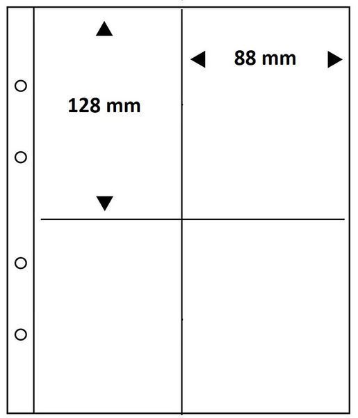 Альбом для монетных блистеров, монетных карточек - SAFE - 128 x 88 mm 7770-N фото
