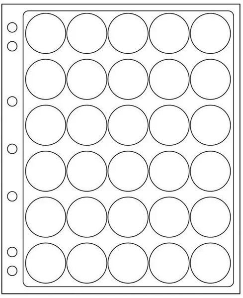 Шкіряна касета для монет у капсулах SAFE Compact А4 445-0-EN-0 фото