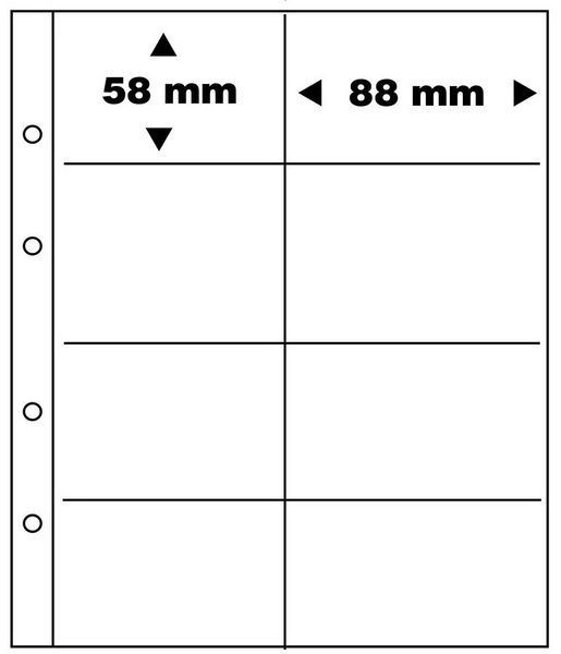 Альбом для монет у блістерах та монетних карток - SAFE - 88 x 58 mm 7770-N фото