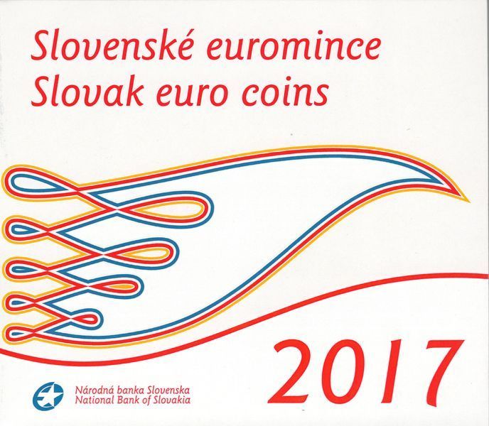 Словакия 2017. Официальный годовой набор монет Монета-52 фото