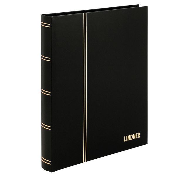 Уцінка!!! Клясер Lindner Standard - 32 сторінки - А4 - чорні сторінки - чорна обкладинка L-1168S-U фото